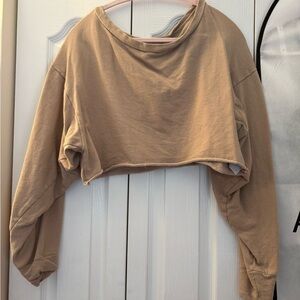 Fashion Nova Tan Crop Top